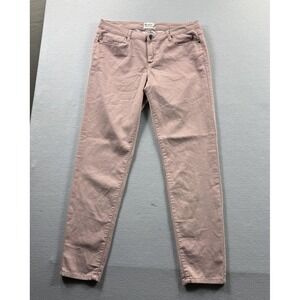 Scarlet Boulevard Skinny Jeans Womens 31 Pink Mid Rise Slim Stretch Denim 32x29